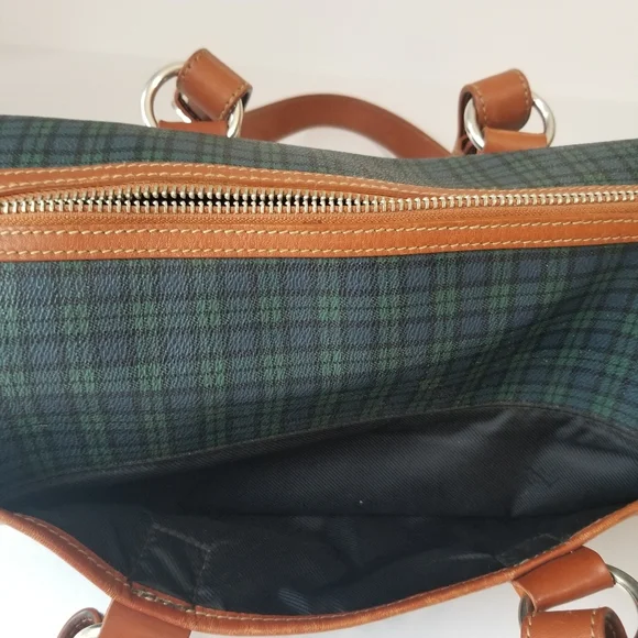 Vintage Ralph Lauren Plaid Barrel Purse - Picture 5 of 16